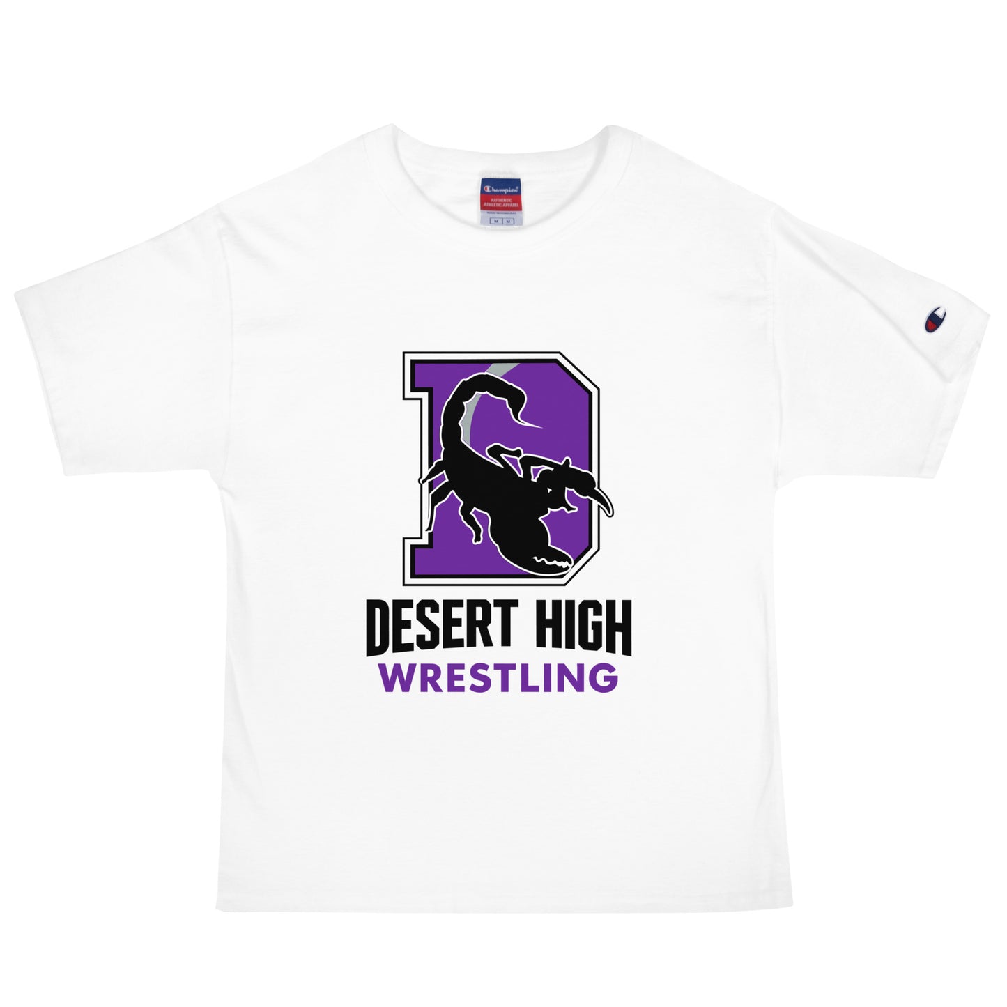 Signature | Champion T-Shirt | Desert High Scorpions | Crest Logo
