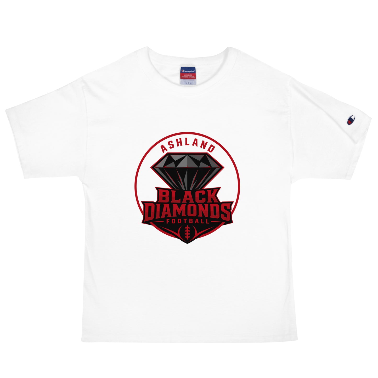 Signature | Champion T-Shirt | Ashland Black Diamonds | Badge Logo