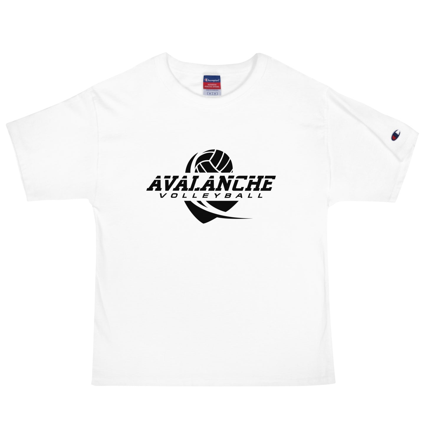 Signature | Champion T-Shirt | Avalanche Volleyball Club | Crest Logo