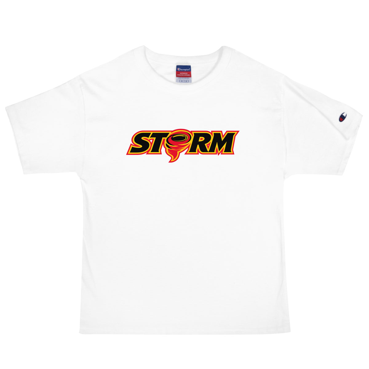 Signature | Champion T-Shirt | Storm Baseball Team | Crest Logo