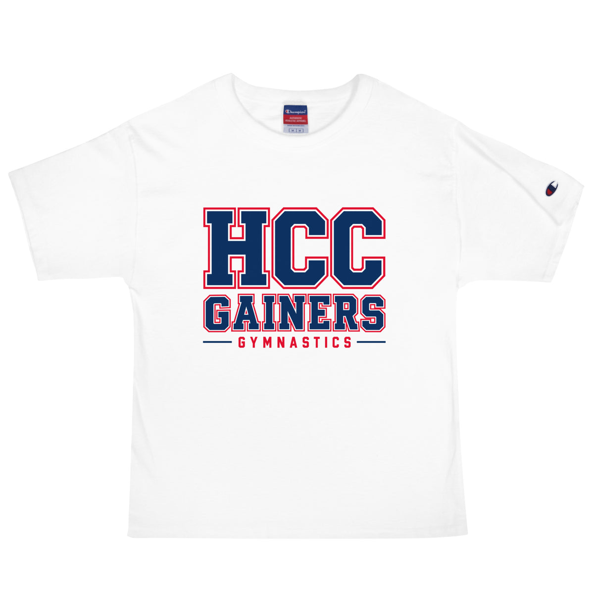 Signature | Champion T-Shirt | HCC Gymnastics | Vanguard Logo