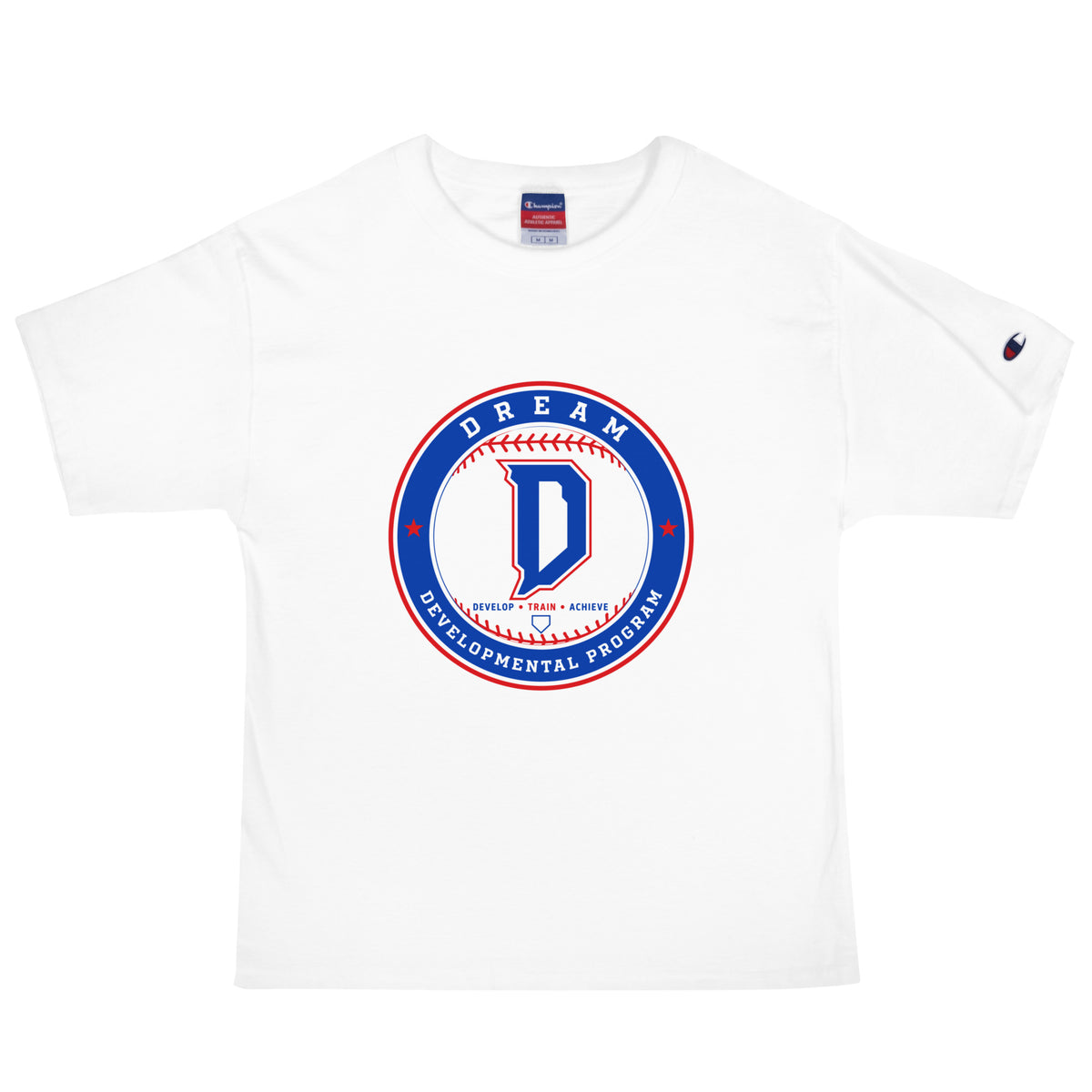 Signature | Champion T-Shirt | Dream Developmental Program | Badge Logo