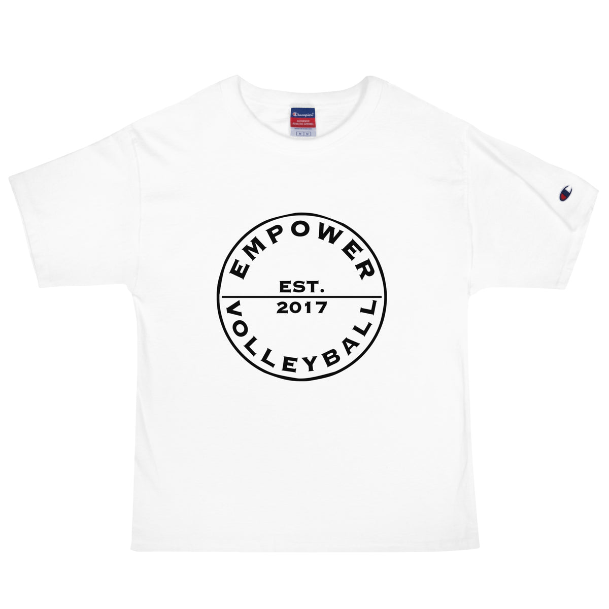 Signature | Champion T-Shirt | Empower Volleyball Club | Valor Logo