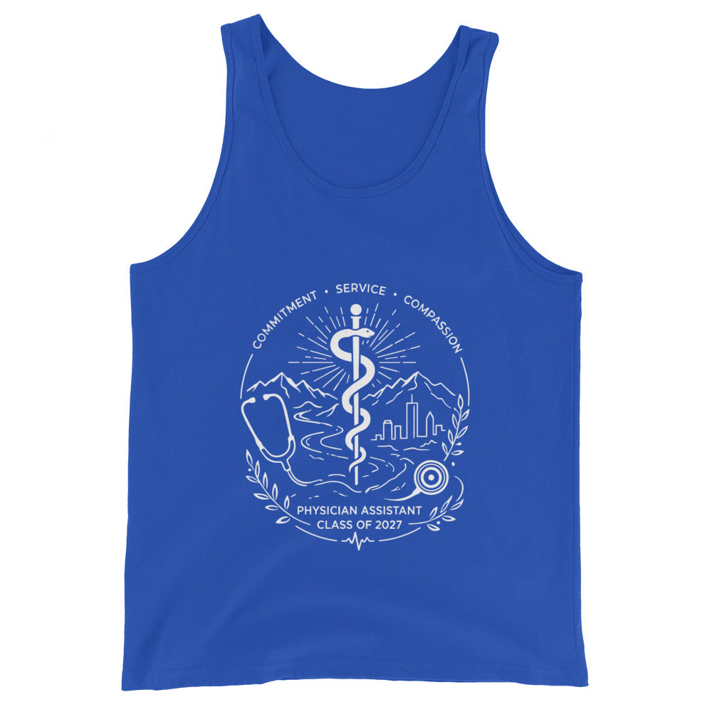 Performance | Tank Top | Trine PA program | Crest Logo
