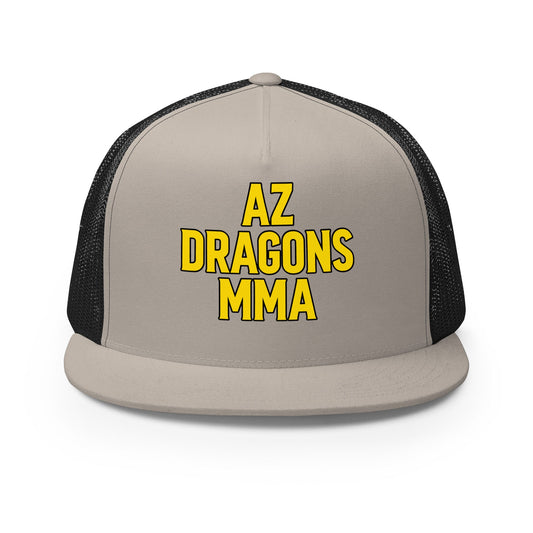 Performance | 5 Panel Trucker Cap | AZ DRAGONS MMA | Vanguard Logo