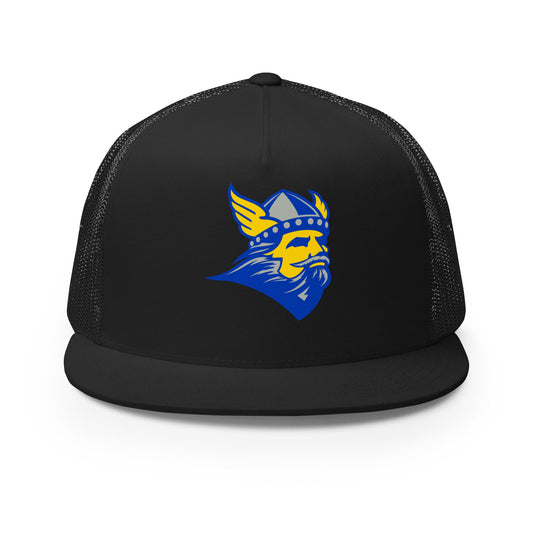 Performance | 5 Panel Trucker Cap | Bethany Baseball | Crest Logo