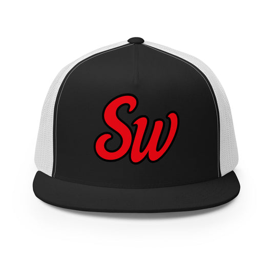 Performance | 5 Panel Trucker Cap | Bloodline Customs | Badge Logo