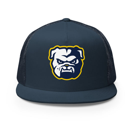 Performance | 5 Panel Trucker Cap | Bulldogs - MD | Mascot Logo