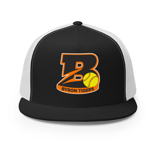 Performance | 5 Panel Trucker Cap | Byron High School Softball | Softball Logo