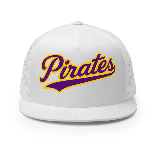 Performance | 5 Panel Trucker Cap | Carolina Pirates | Script Logo