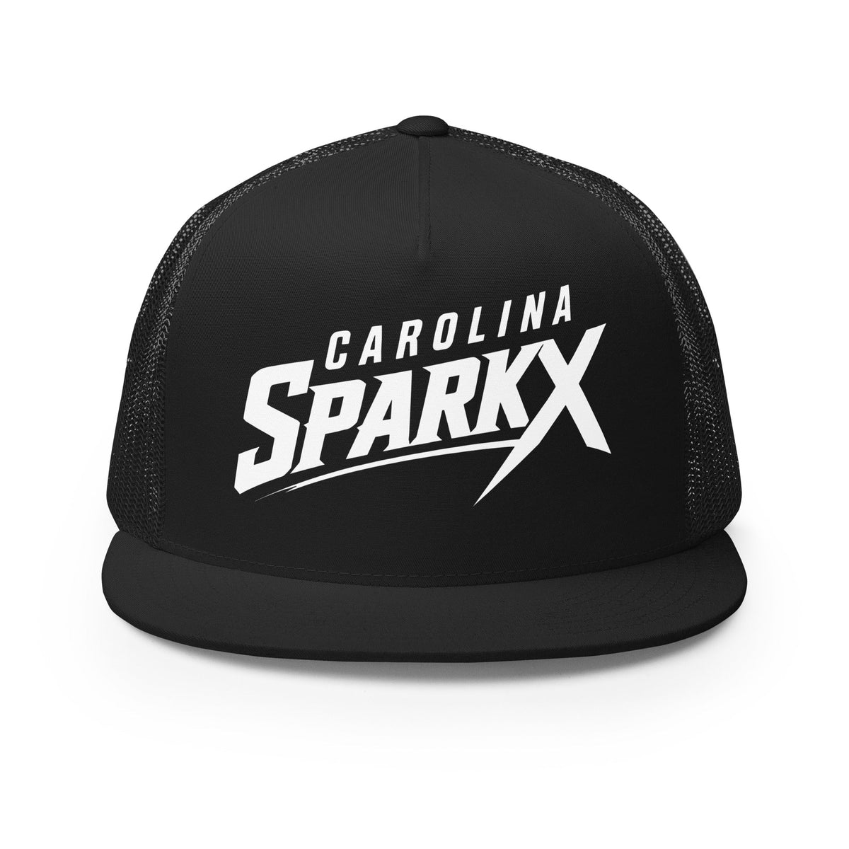 Performance | 5 Panel Trucker Cap | Carolina Sparkx | Vanguard Logo
