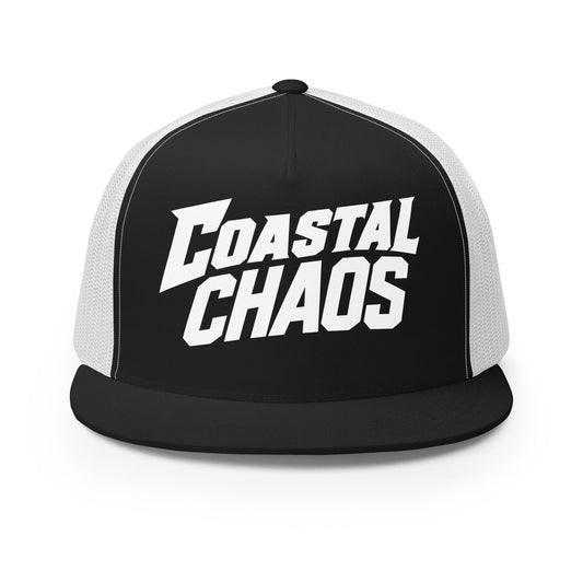 Performance | 5 Panel Trucker Cap | Coastal Chaos Fastpitch | Script Logo