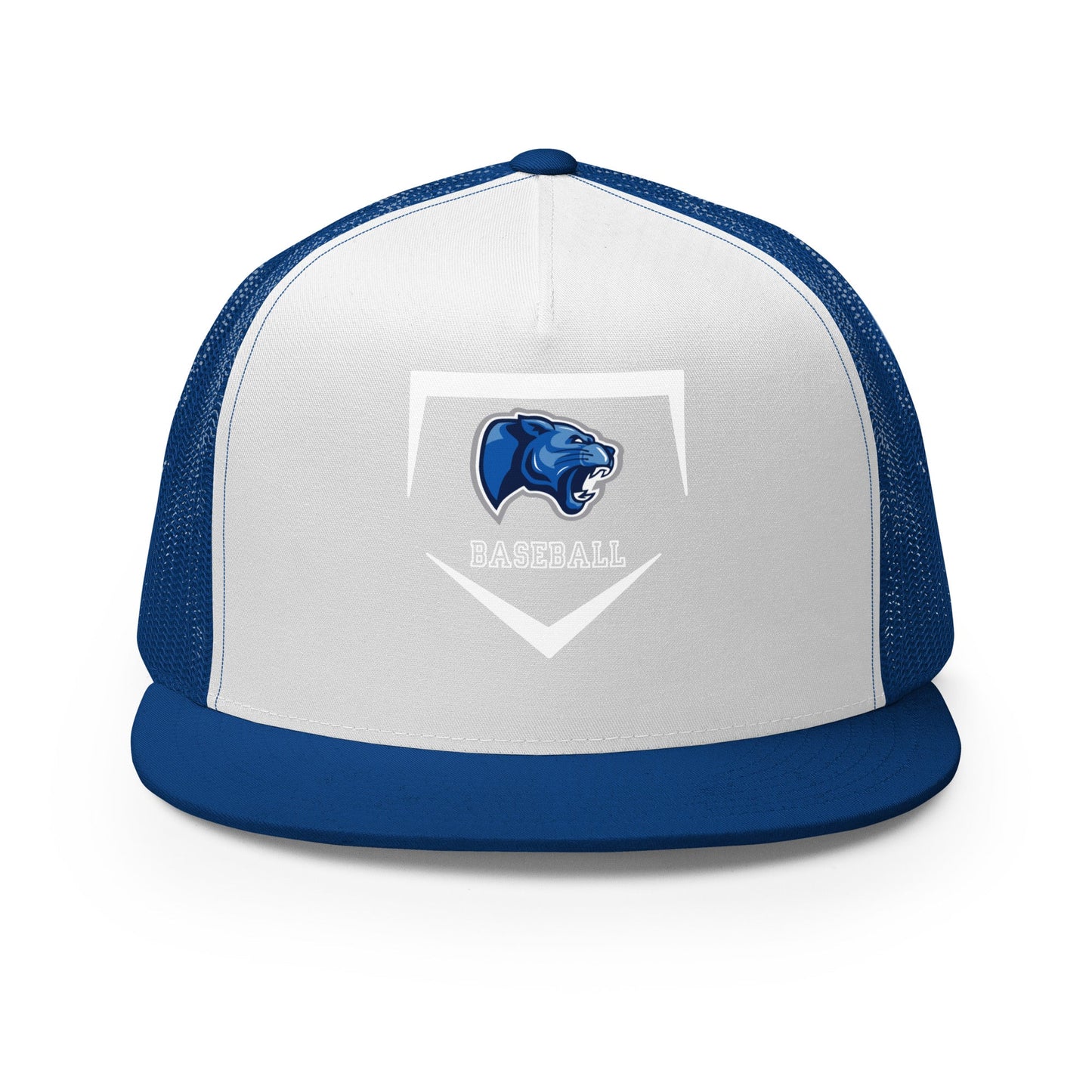 Performance | 5 Panel Trucker Cap | Denmark Technical College | Baseball Logo