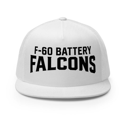Performance | 5 Panel Trucker Cap | F - 60th ADA | Falcon Shield Logo