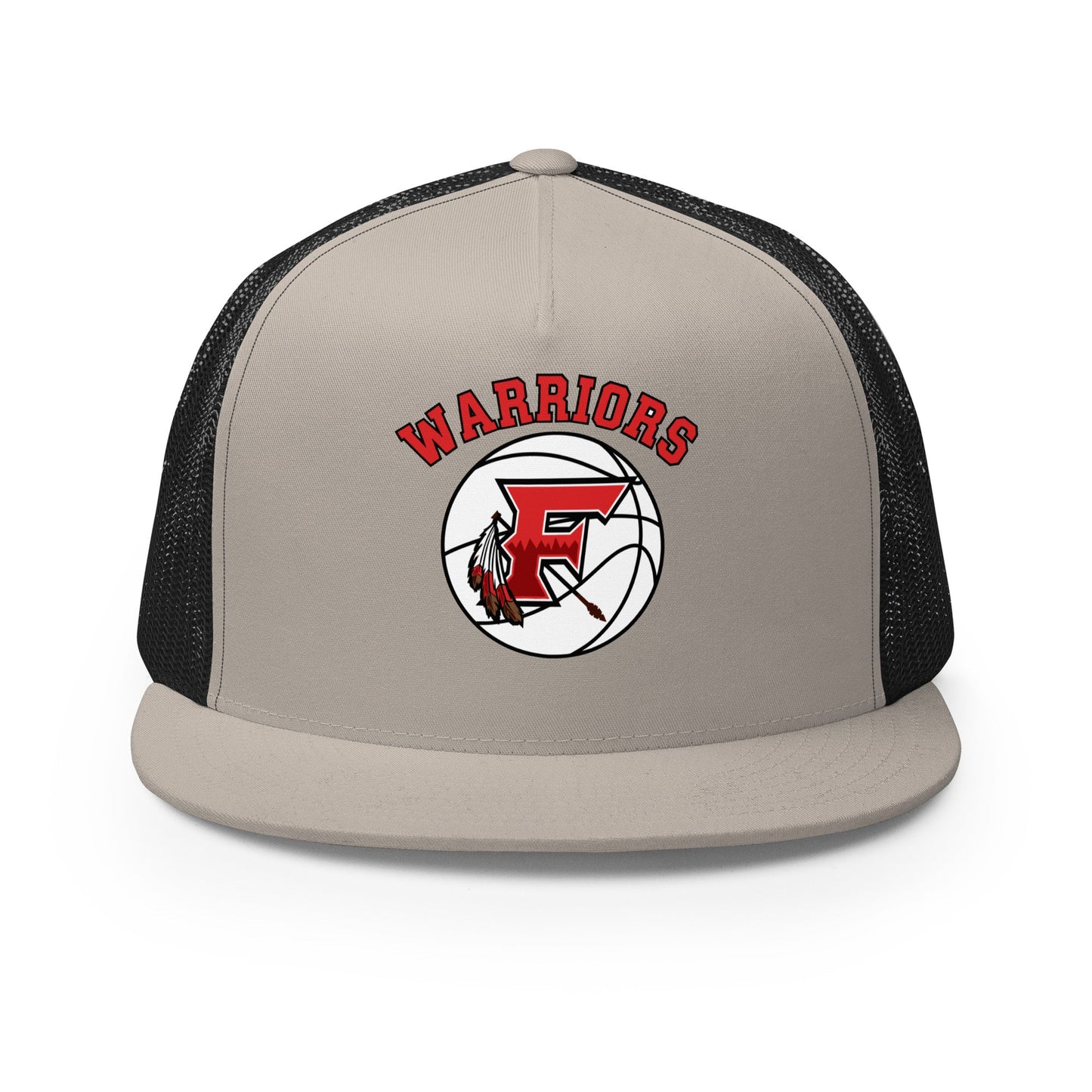 Performance | 5 Panel Trucker Cap | Fallbrook Basketball | Warriors Logo