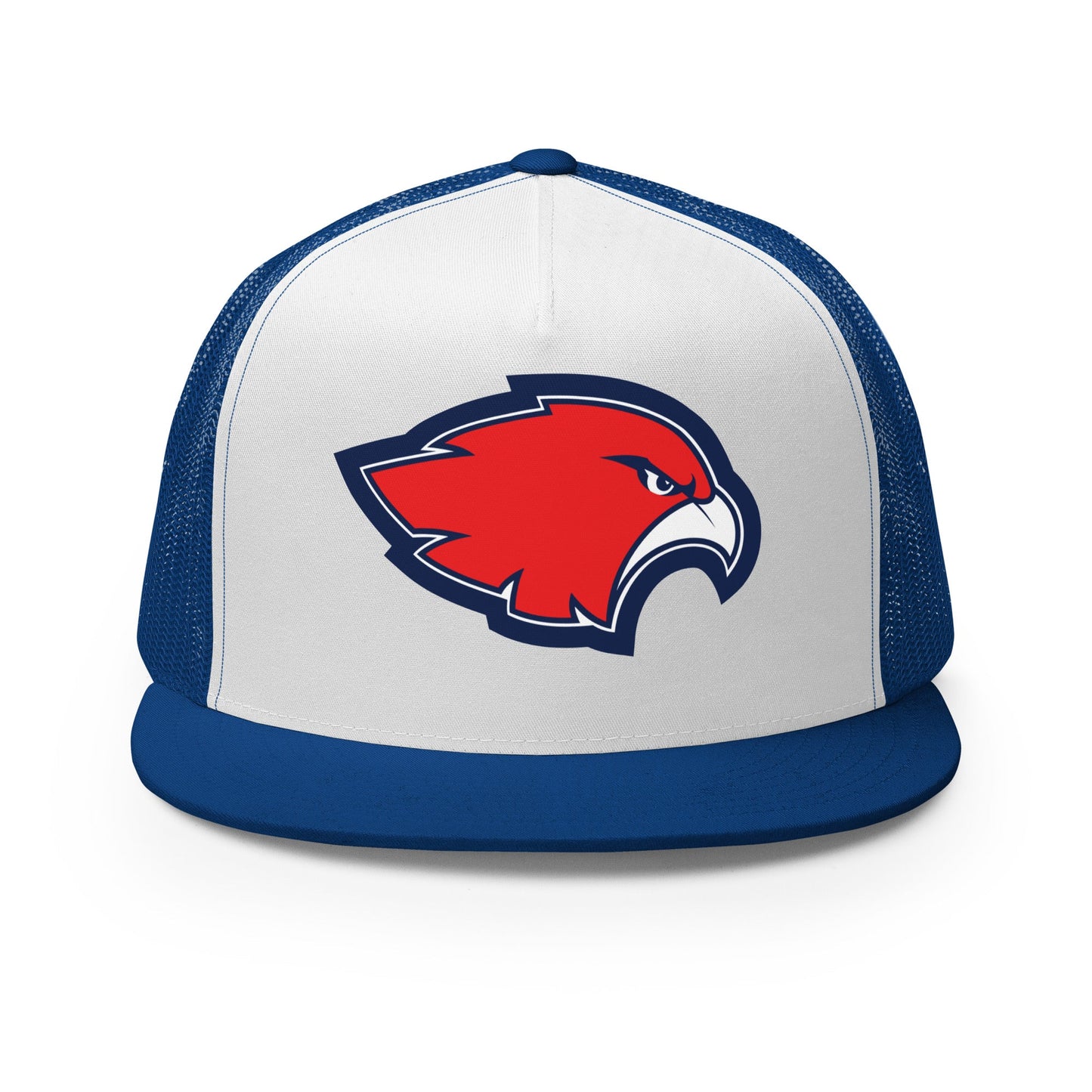 Performance | 5 Panel Trucker Cap | Frontier softball | Mascot Logo