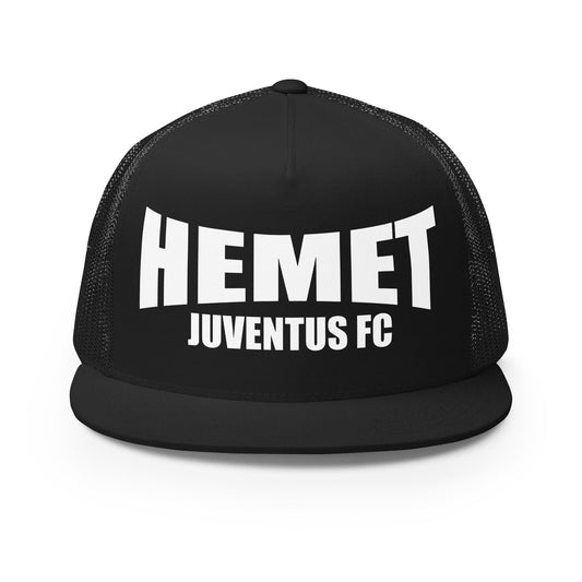 Performance | 5 Panel Trucker Cap | Hemet Juventus | Crest Logo