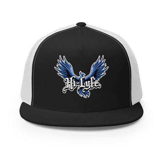 Performance | 5 Panel Trucker Cap | Hi - Lyfe Basketball | Wings Logo