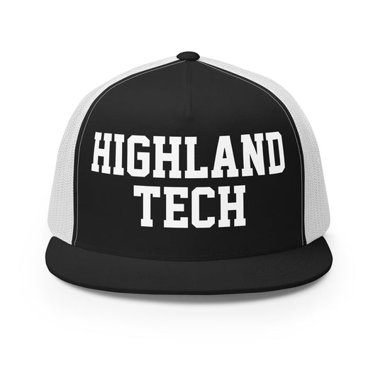 Performance | 5 Panel Trucker Cap | Highland Soccer | Script Logo