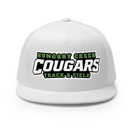 Performance | 5 Panel Trucker Cap | Hungary Creek Cougar | Shield Logo