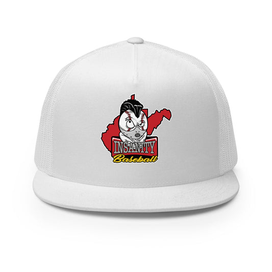 Performance | 5 Panel Trucker Cap | Insanity Baseball
