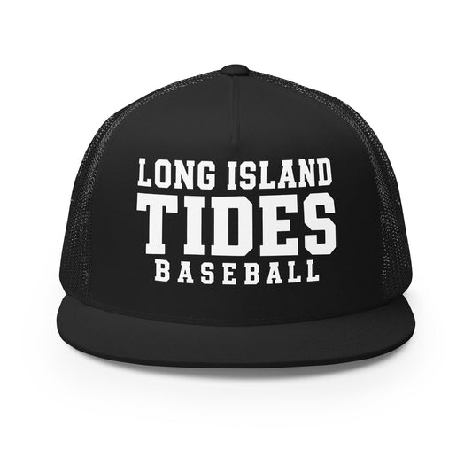 Performance | 5 Panel Trucker Cap | Long Island Tides Baseball | Valor Logo
