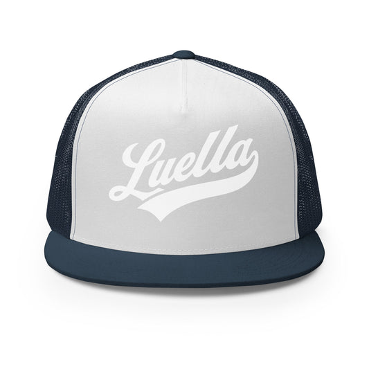 Performance | 5 Panel Trucker Cap | Luella High School Marching Band | Emblem Logo