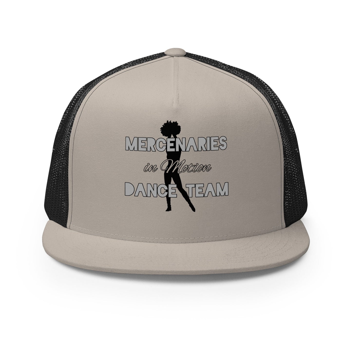 Performance | 5 Panel Trucker Cap | Mercenaries in Motion Dance Team | Silhouette Logo