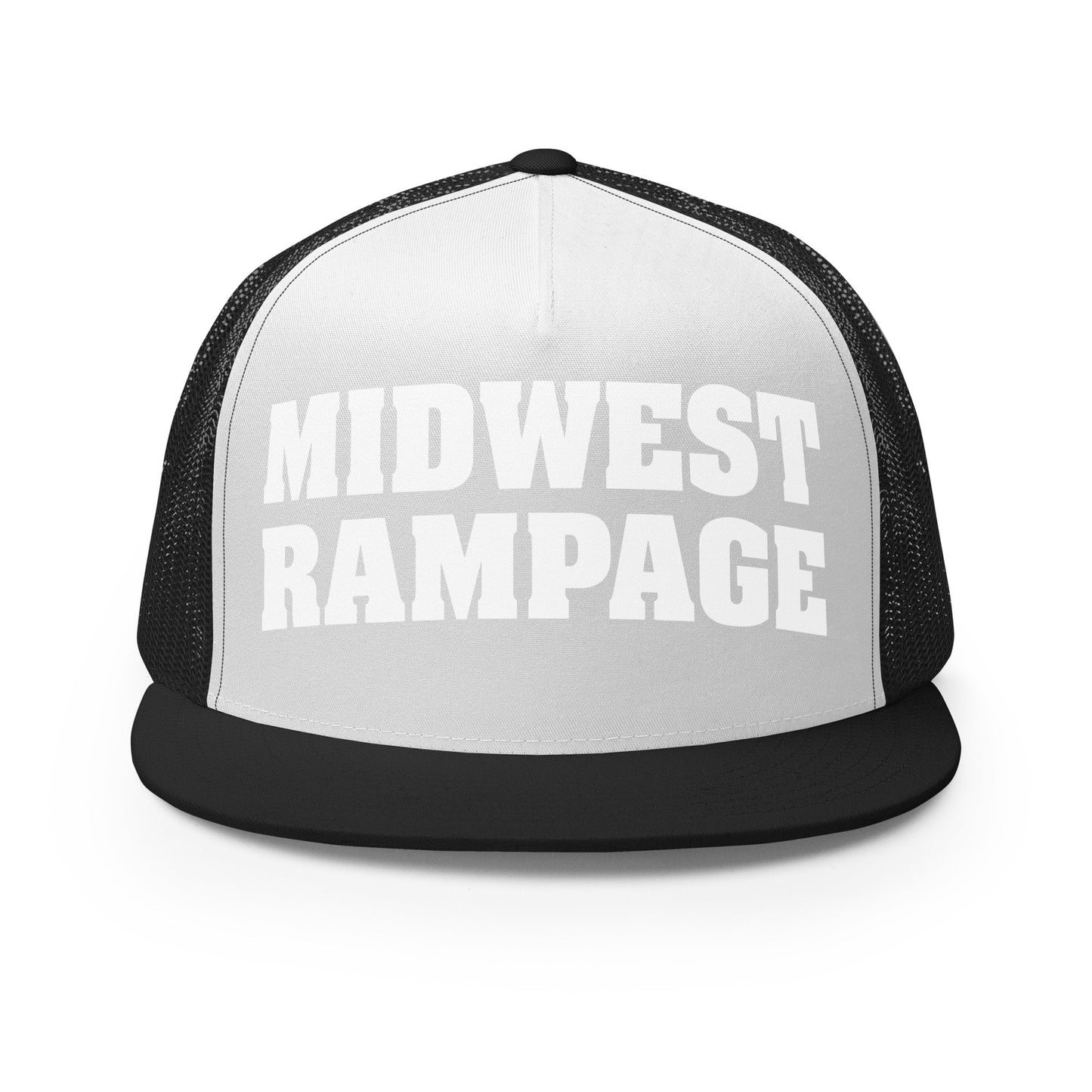 Performance | 5 Panel Trucker Cap | Midwest Rampage | Modern Script Logo