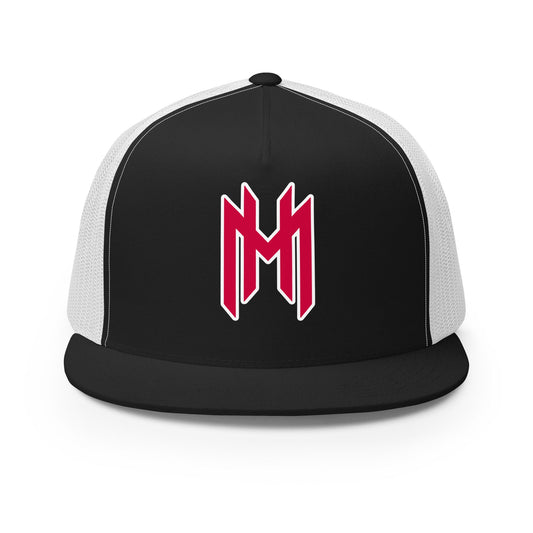 Performance | 5 Panel Trucker Cap | Mountain House Bloodhounds | MH Monogram Logo