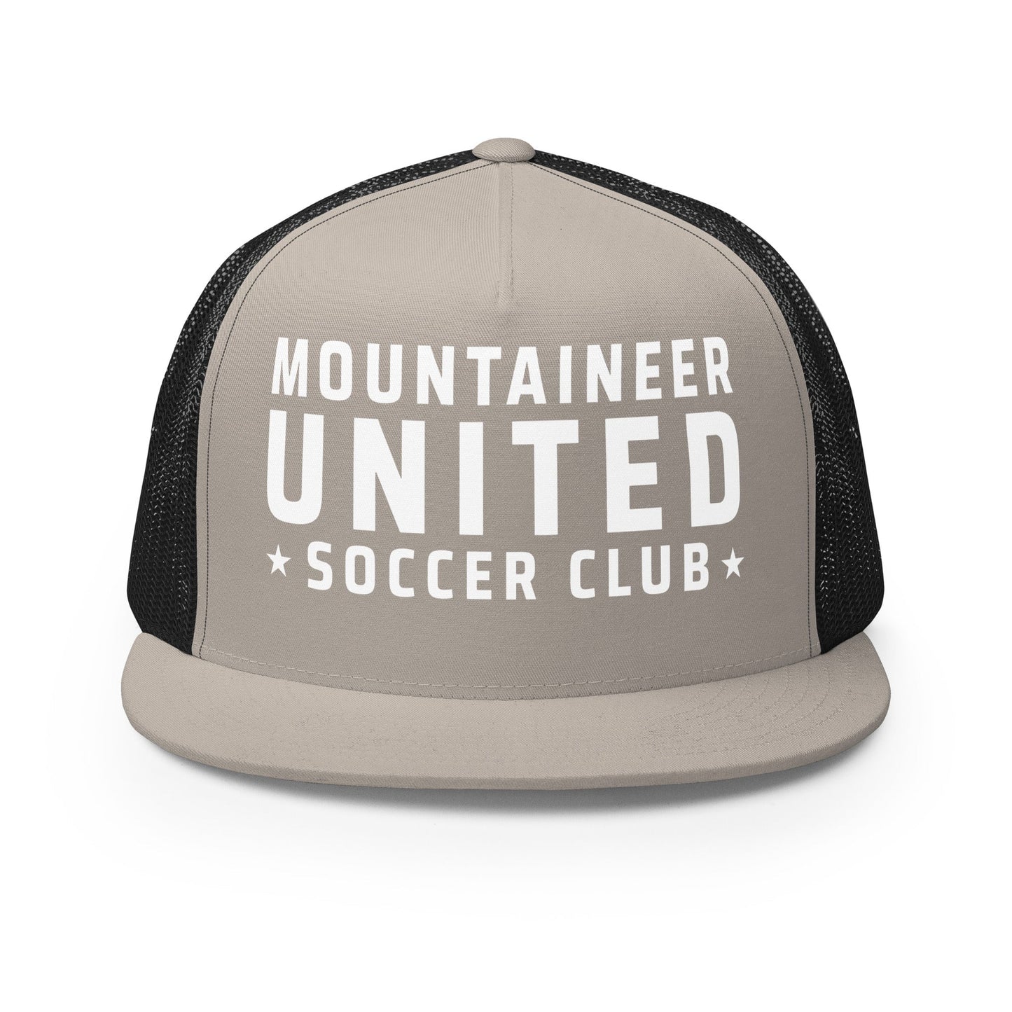 Performance | 5 Panel Trucker Cap | Mountaineer United Soccer Club | Alpine Crest Logo