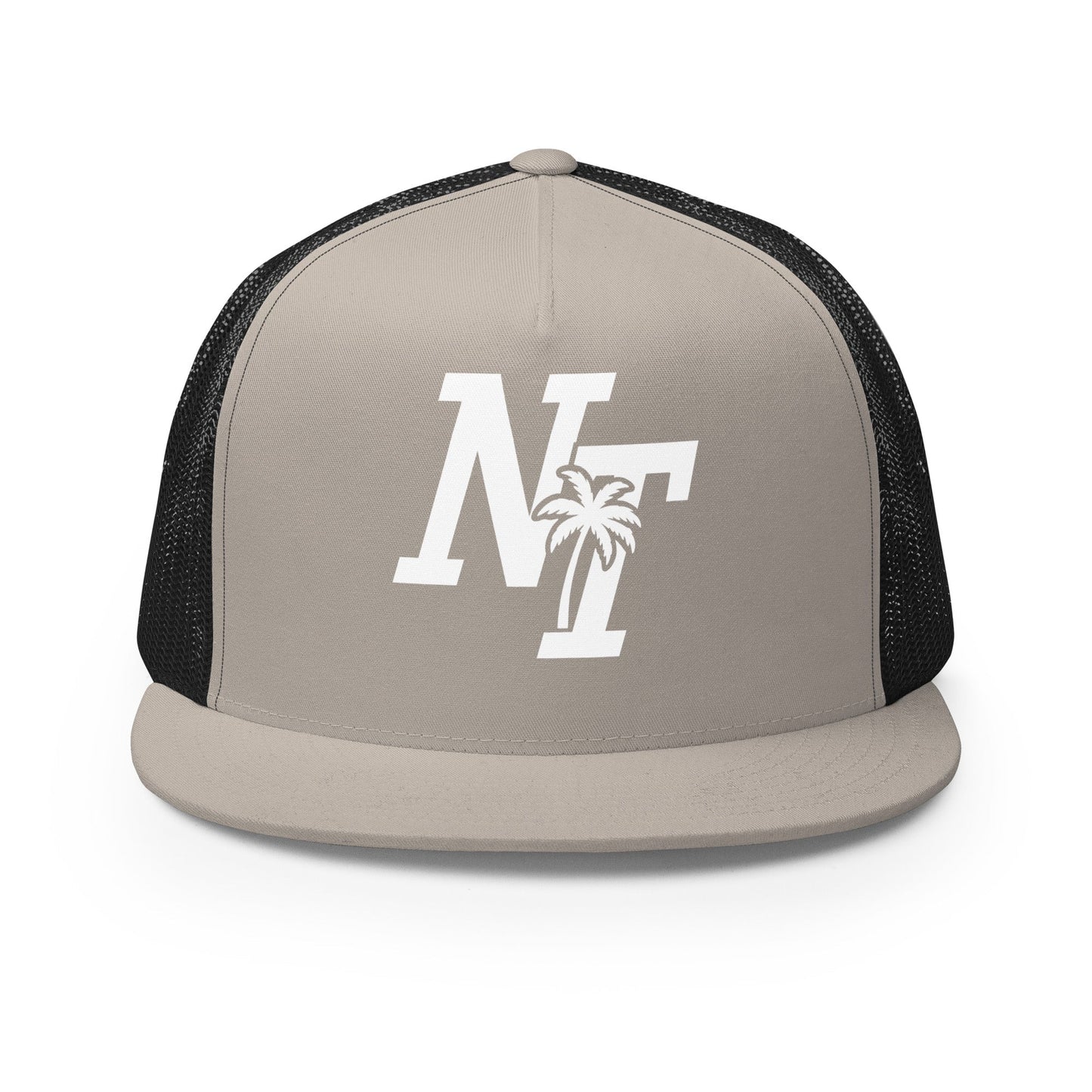 Performance | 5 Panel Trucker Cap | Naples Tide | NT Lettermark Logo