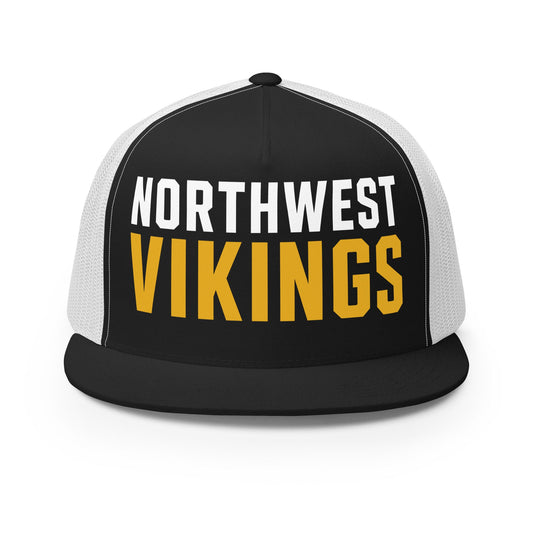 Performance | 5 Panel Trucker Cap | Northwest High School | Vikings Logo