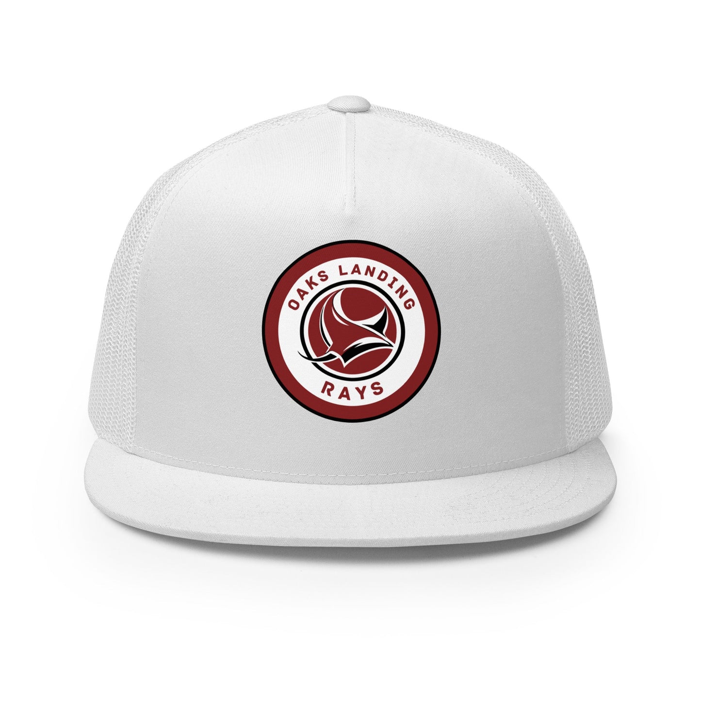 Performance | 5 Panel Trucker Cap | OAKS LANDING RAYS | Badge Logo