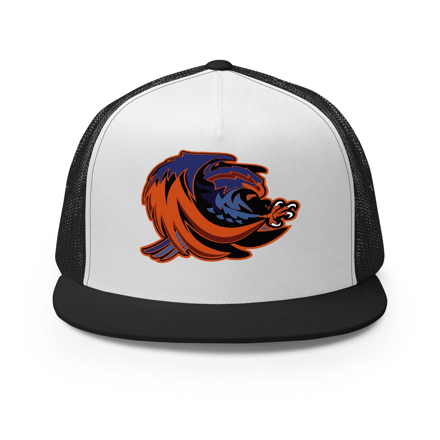 Performance | 5 Panel Trucker Cap | Offutt AFB Warhawks | Mascot Logo