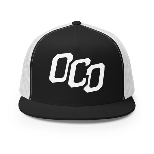 Performance | 5 Panel Trucker Cap | Orange County Outlaws | OCO Lettermark Logo