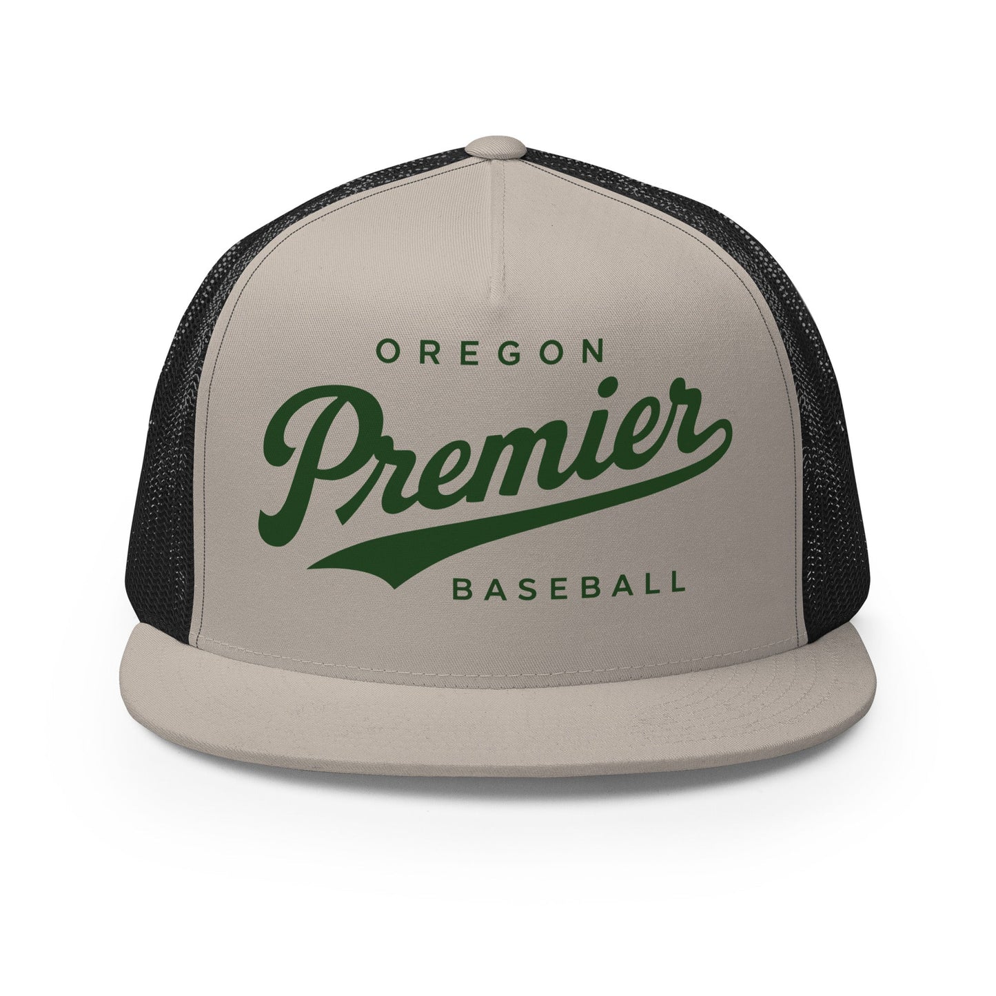 Performance | 5 Panel Trucker Cap | Oregon Premier Baseball | Premier Logo