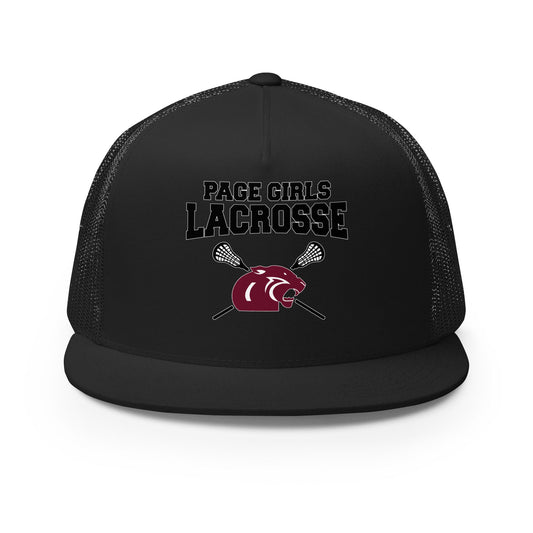 Performance | 5 Panel Trucker Cap | Page Middle Girls Lacrosse