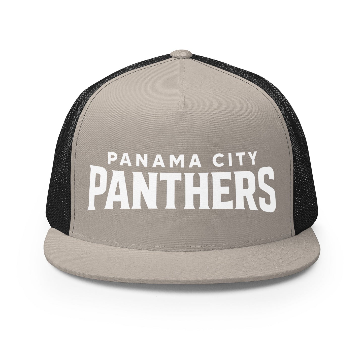 Performance | 5 Panel Trucker Cap | Panama City Panthers | Modern Script Logo