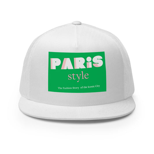 Performance | 5 Panel Trucker Cap | Paris Style
