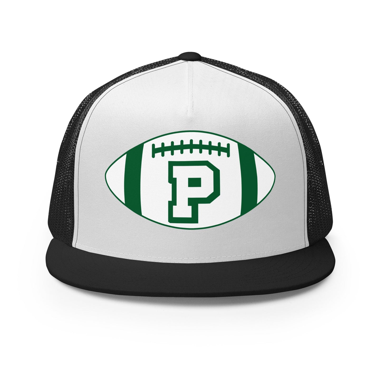 Performance | 5 Panel Trucker Cap | Pentucket Youth Football and Cheer | Varsity Badge Logo