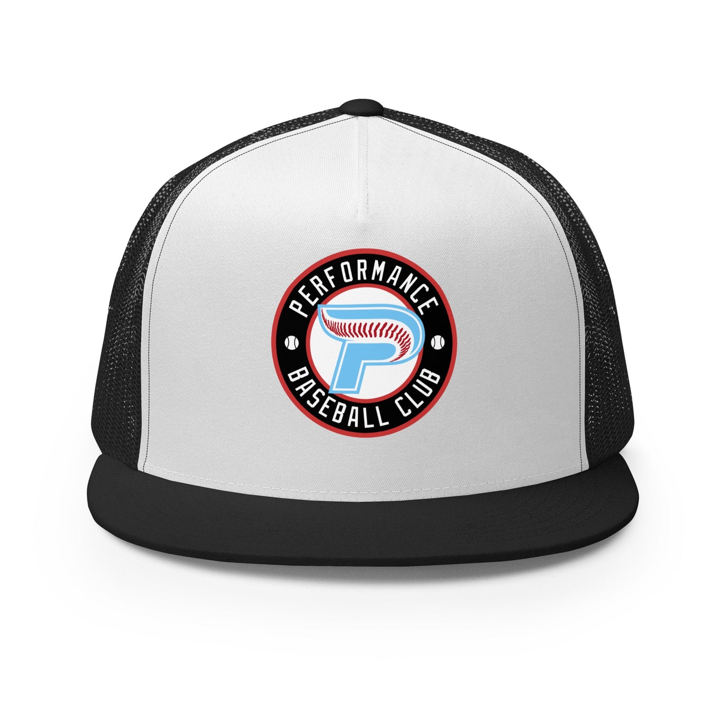 Performance | 5 Panel Trucker Cap | Performance Baseball Club | Alt Logo