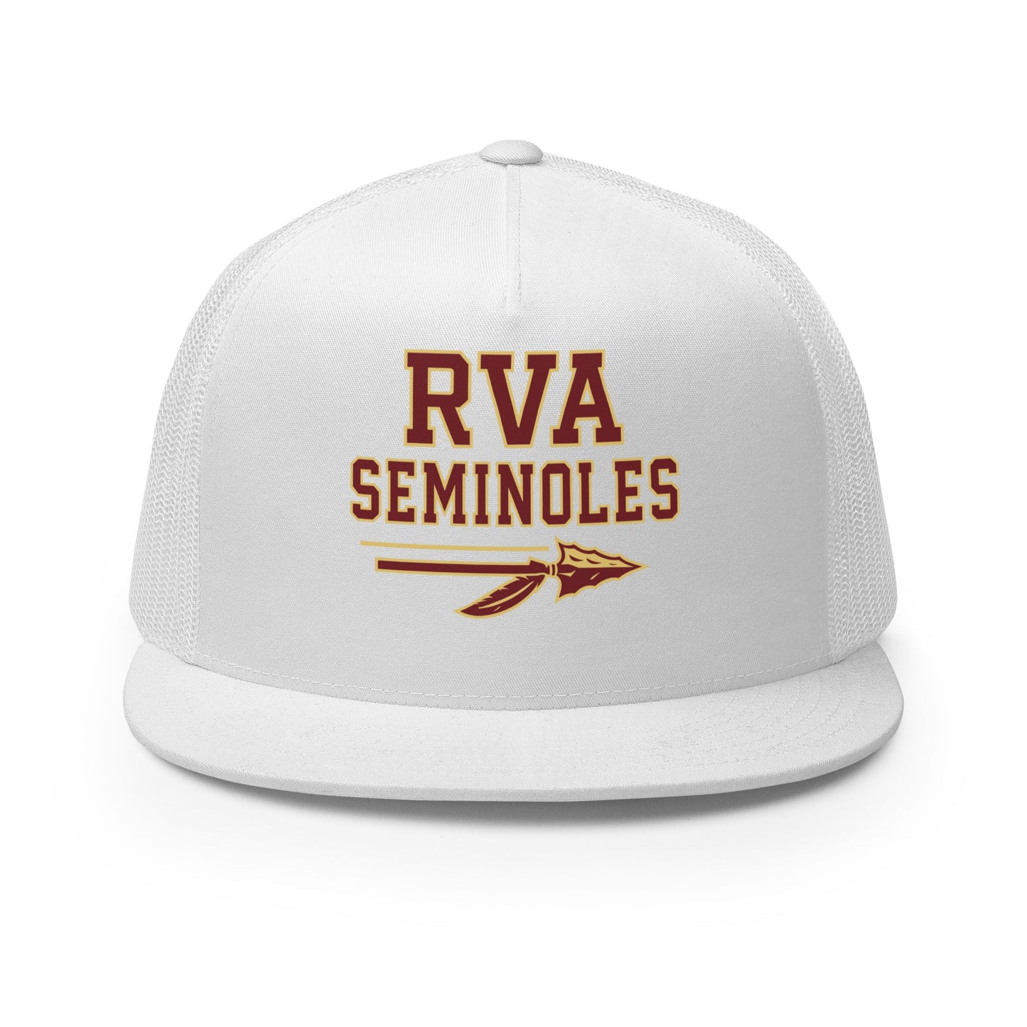 Performance | 5 Panel Trucker Cap | RVA Seminoles | Script Logo