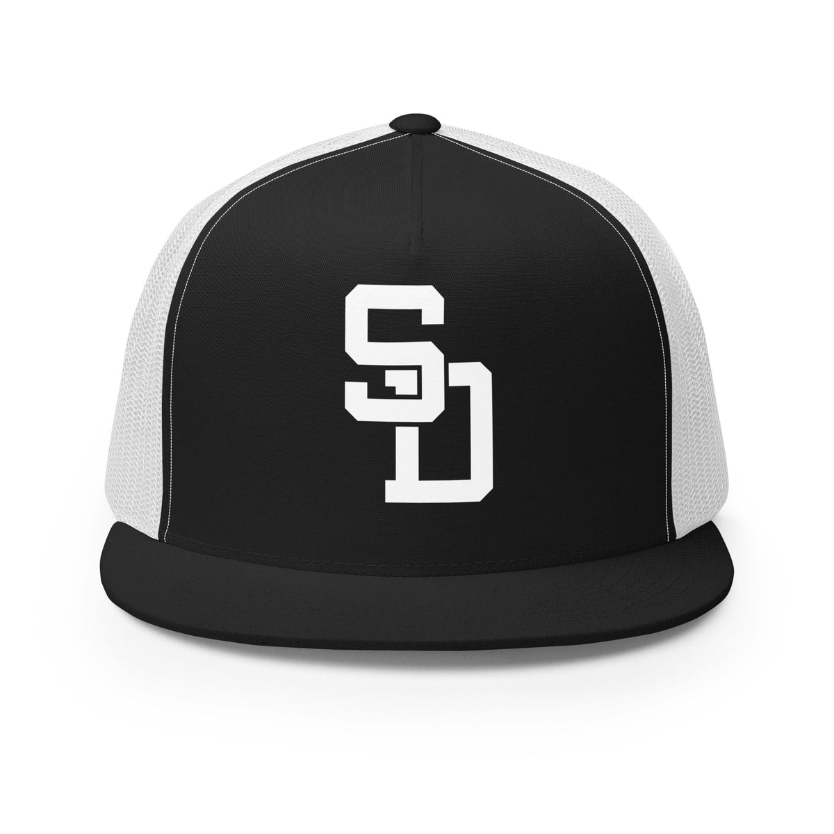 Performance | 5 Panel Trucker Cap | San Diego High School Wrestling | Lettermark Logo