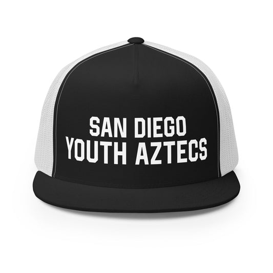 Performance | 5 Panel Trucker Cap | San Diego Youth Aztecs Football 11u Air Raiders | Crest Logo