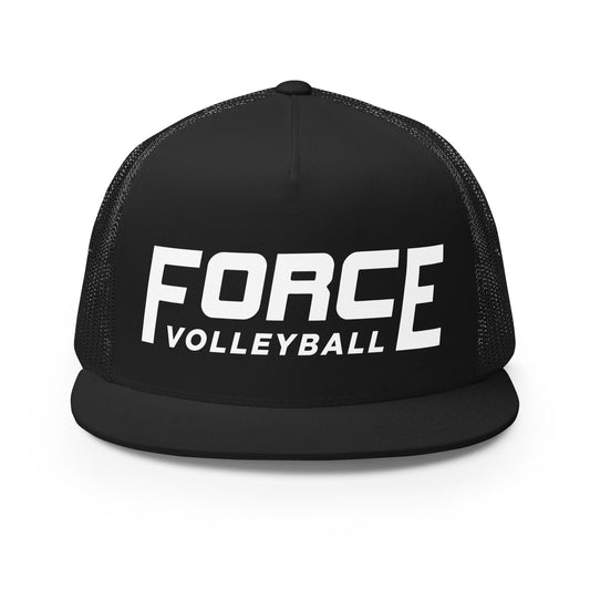 Performance | 5 Panel Trucker Cap | Shreveport Force Volleyball | Script Logo