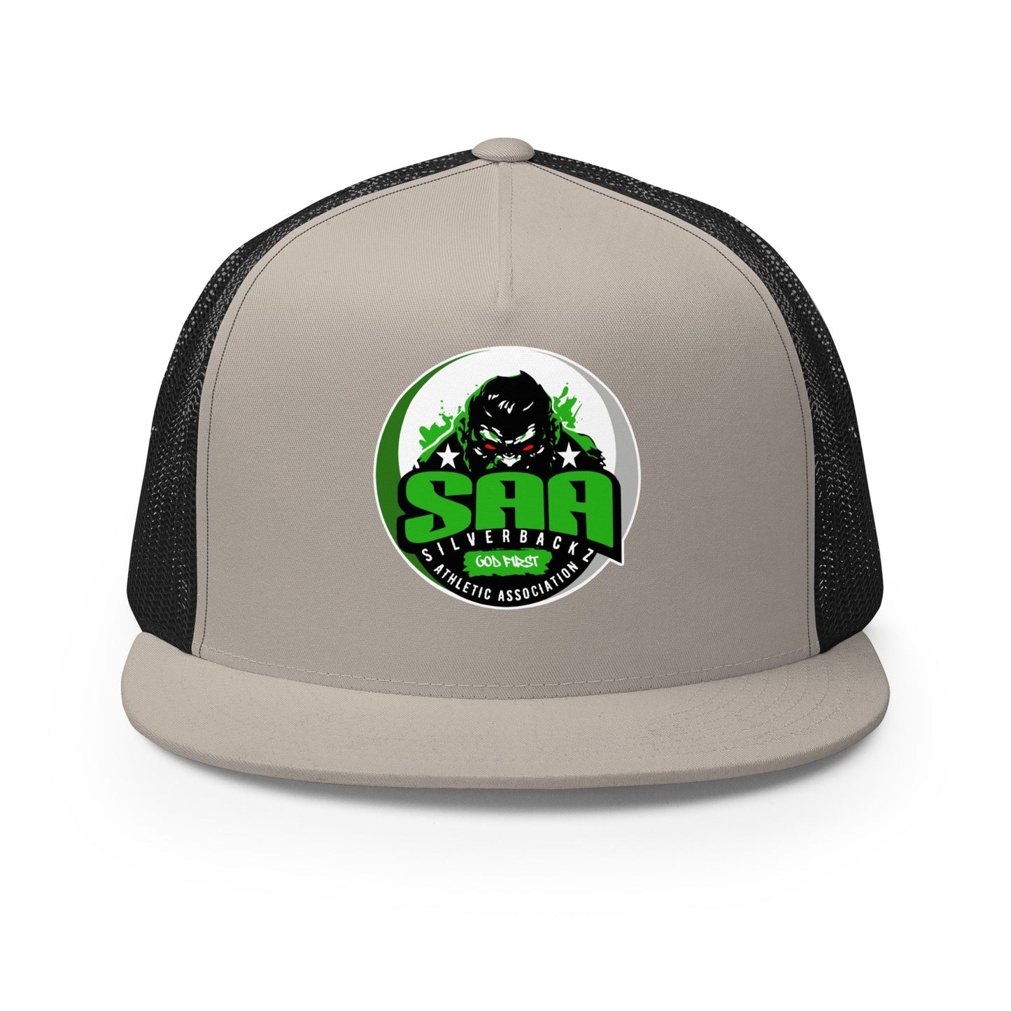 Performance | 5 Panel Trucker Cap | Silverbackz Athletic Association LLC | Silverback Logo