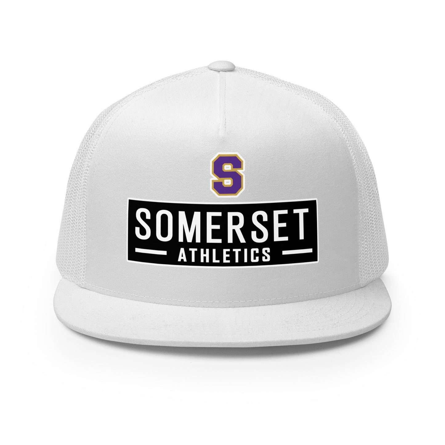 Performance | 5 Panel Trucker Cap | Somerset Athletics | Somerset Logo