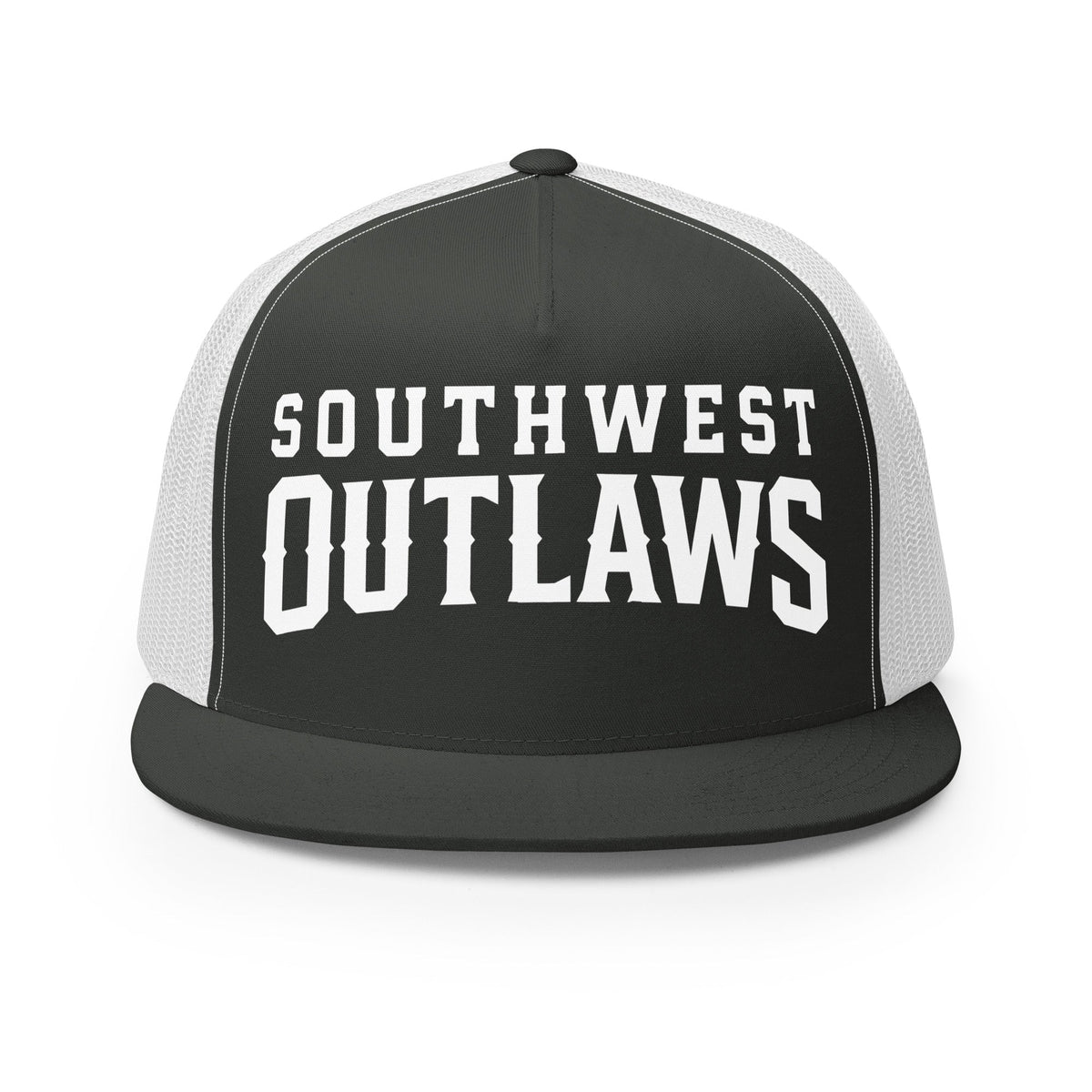 Performance | 5 Panel Trucker Cap | Southwest Outlaws | Crest Logo