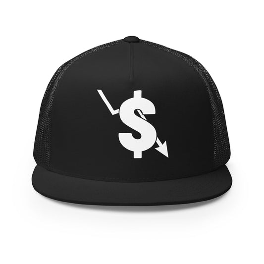 Performance | 5 Panel Trucker Cap | The Lowest Bidders | Shield Logo